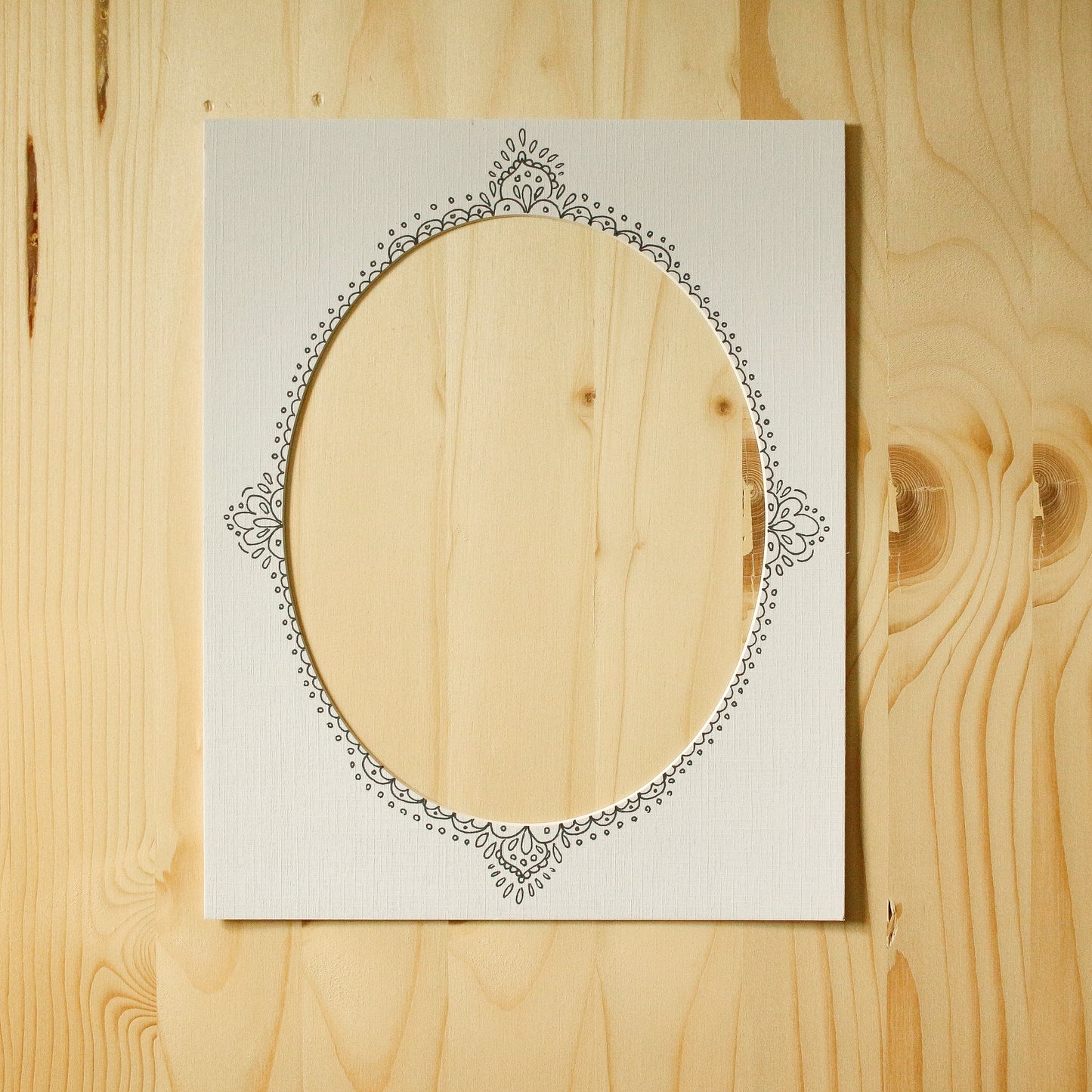 Hand-Illustrated Art Mat 2 by Natasha Prévost