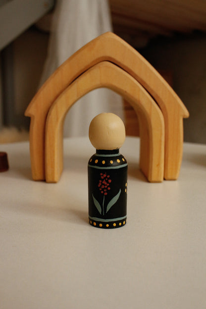 Hand-Illustrated Wooden Figurines by Natasha Prévost