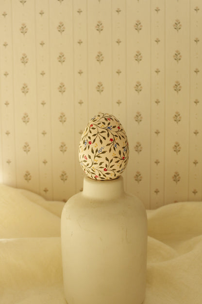 Hand-Painted Decorative Egg- Spring 2026 Collection by Natasha Prévost-No.18
