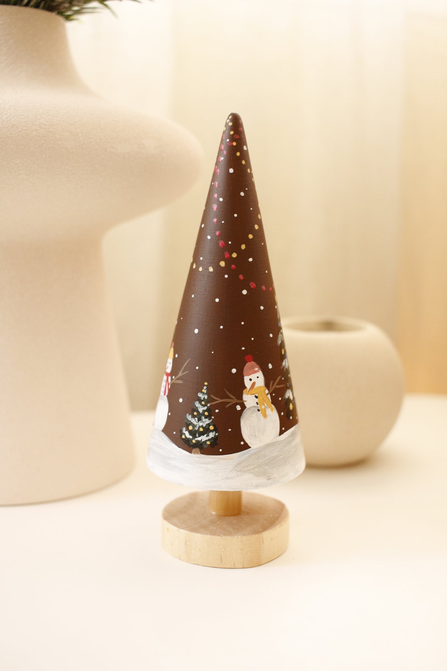 Wooden Trees - Hand painted by Natasha Prévost