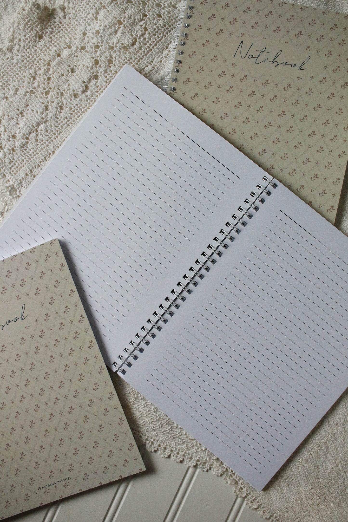 Illustrated Notebook - Vintage Florals by Natasha Prévost