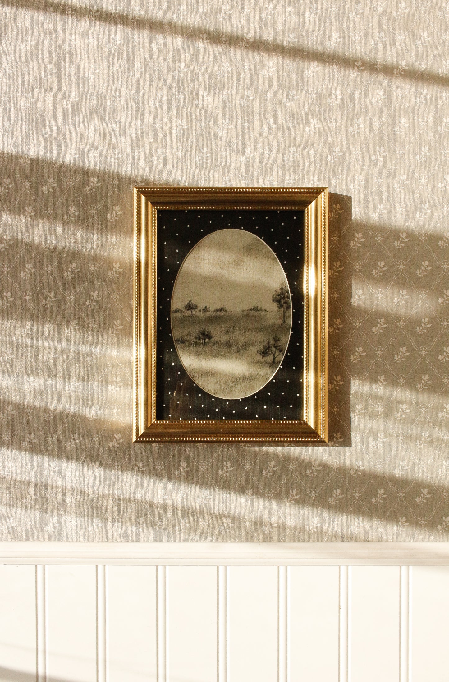 Vintage Framed Art Print with Illustrated Mat 46 by Natasha Prévost