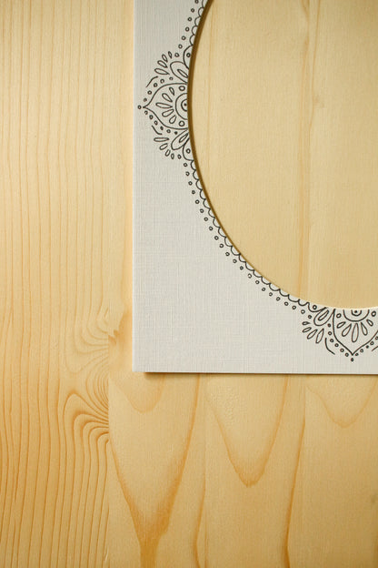 Hand-Illustrated Art Mat 3 by Natasha Prévost