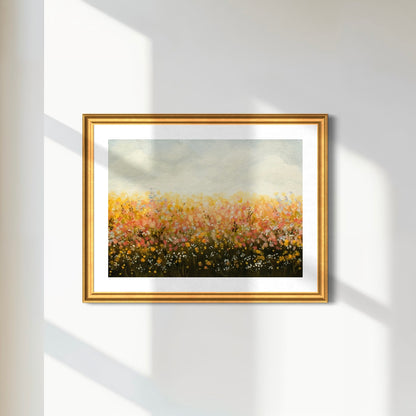 Art Print 559-Flowers in the Valley-Rendition A by Natasha Prévost (Copy)