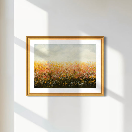 Art Print 559-Flowers in the Valley-Rendition A by Natasha Prévost