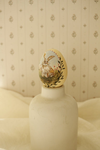 Hand-Painted Decorative Egg- Spring 2026 Collection by Natasha Prévost-No.11