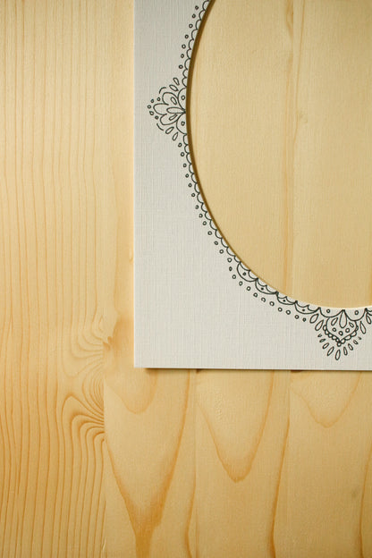 Hand-Illustrated Art Mat 2 by Natasha Prévost