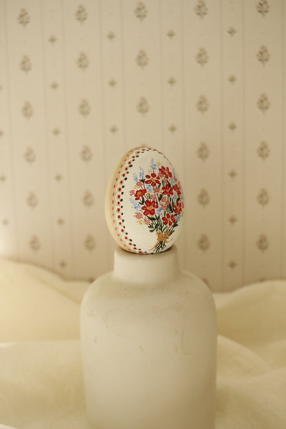 Hand-Painted Decorative Egg- Spring 2026 Collection by Natasha Prévost-No.10
