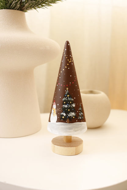 Wooden Trees - Hand painted by Natasha Prévost