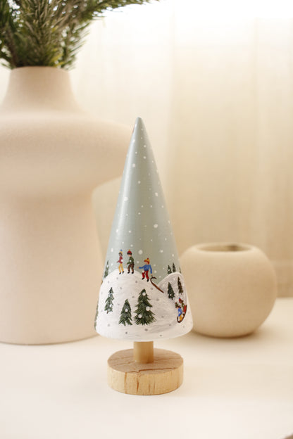 Wooden Trees - Hand painted by Natasha Prévost