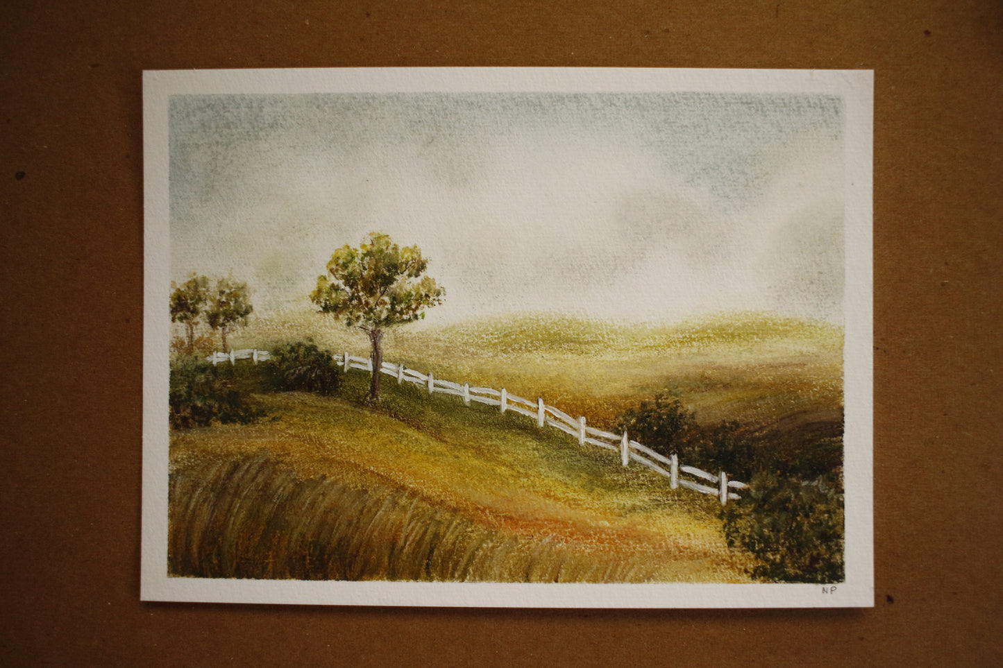 Tableau original-Little white fence