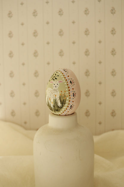 Hand-Painted Decorative Egg- Spring 2026 Collection by Natasha Prévost-No.6