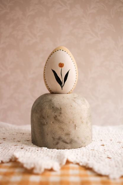 Hand-Painted Decorative Egg - Spring 2025 Collection No. 28 by Natasha Prévost