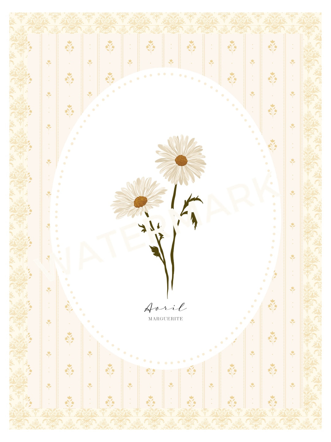 Art Print 536- Birth Flower series by Natasha Prévost