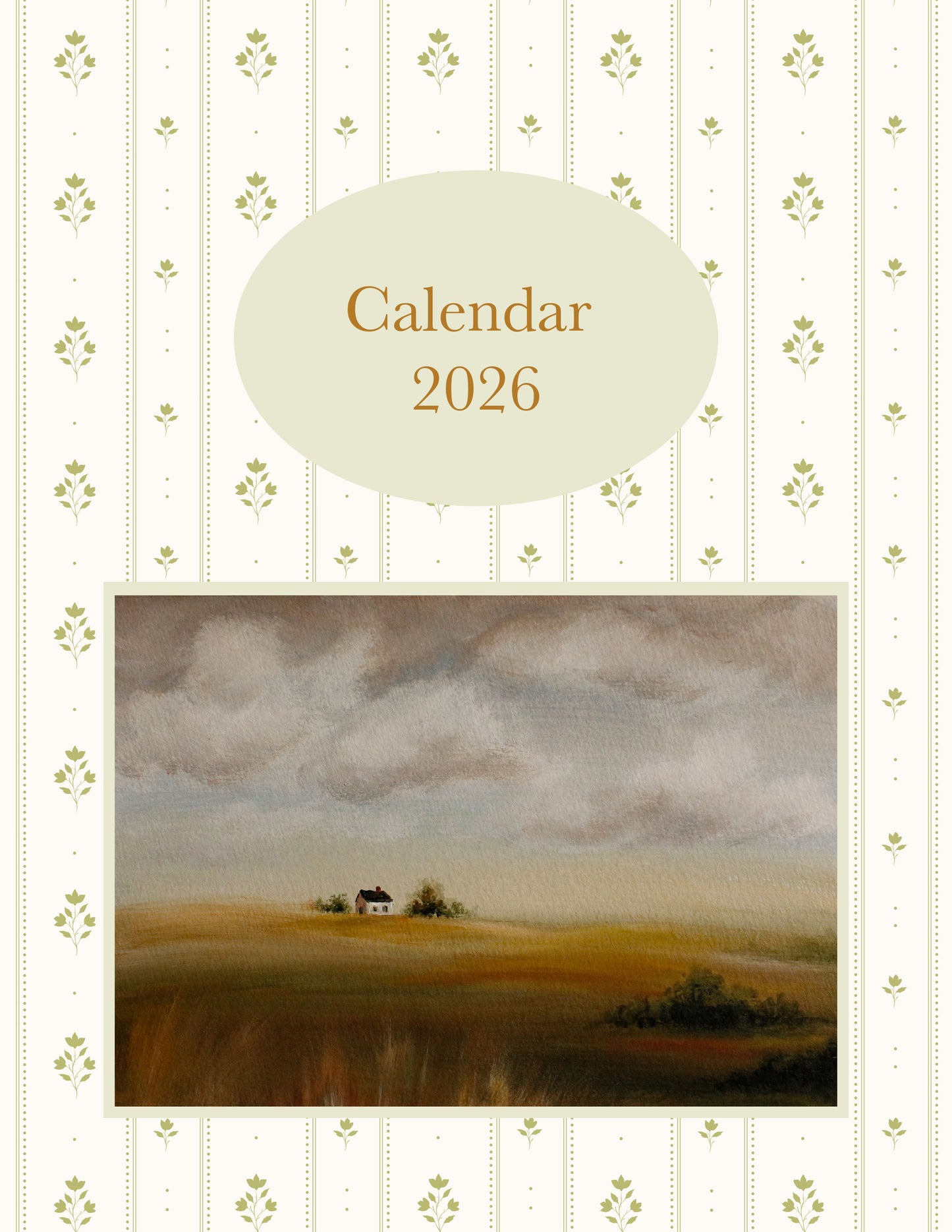 2026 Illustrated Calendar by Natasha Prévost