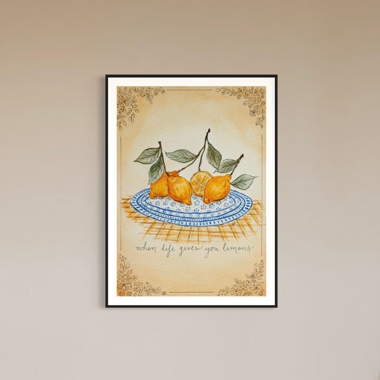 Art Print 478 - Sorrento Collection by Natasha Prévost