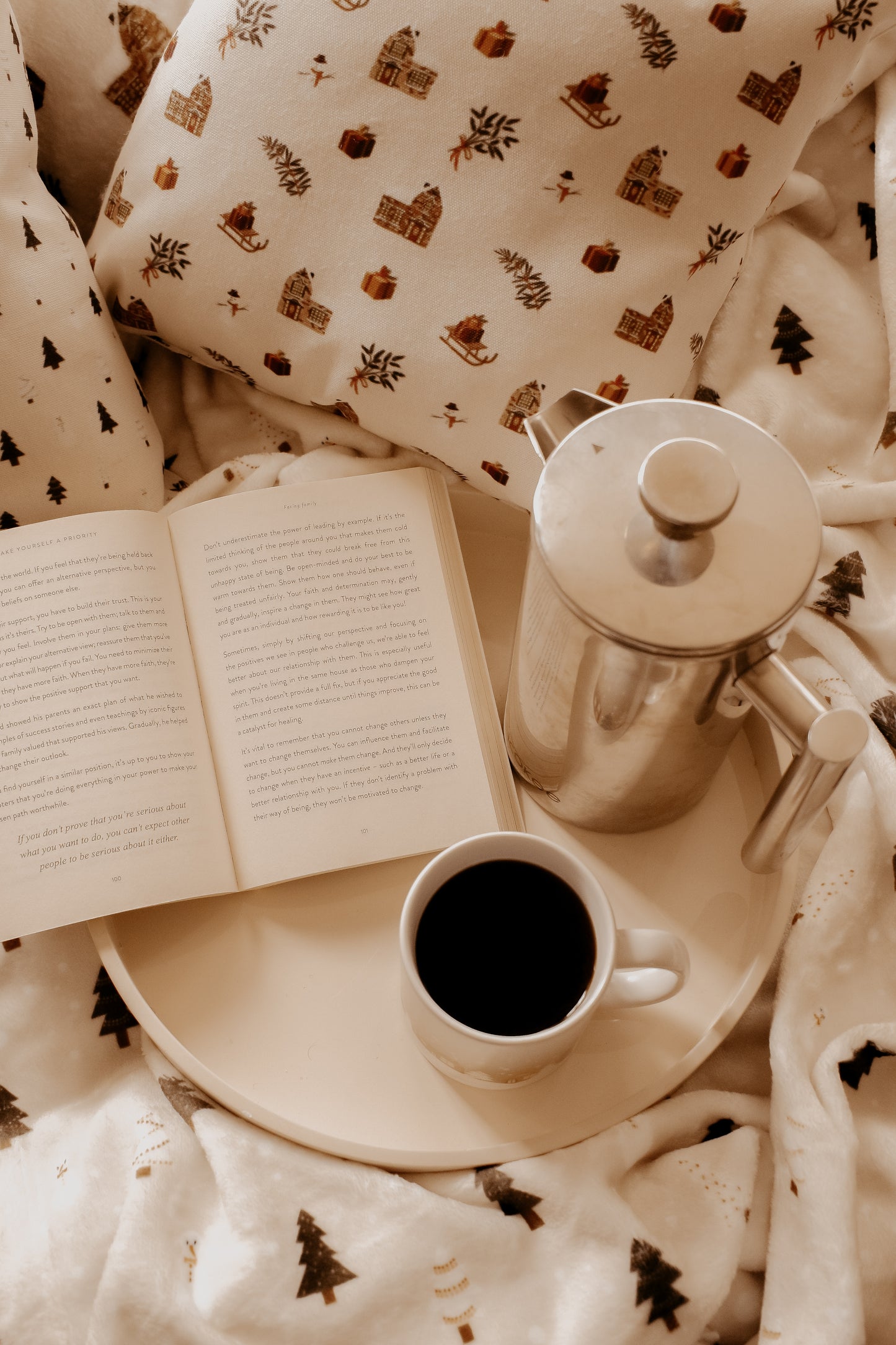 Ceramic Mug - Holiday Village by Natasha Prévost