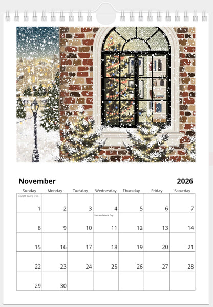 2026 Illustrated Calendar by Natasha Prévost