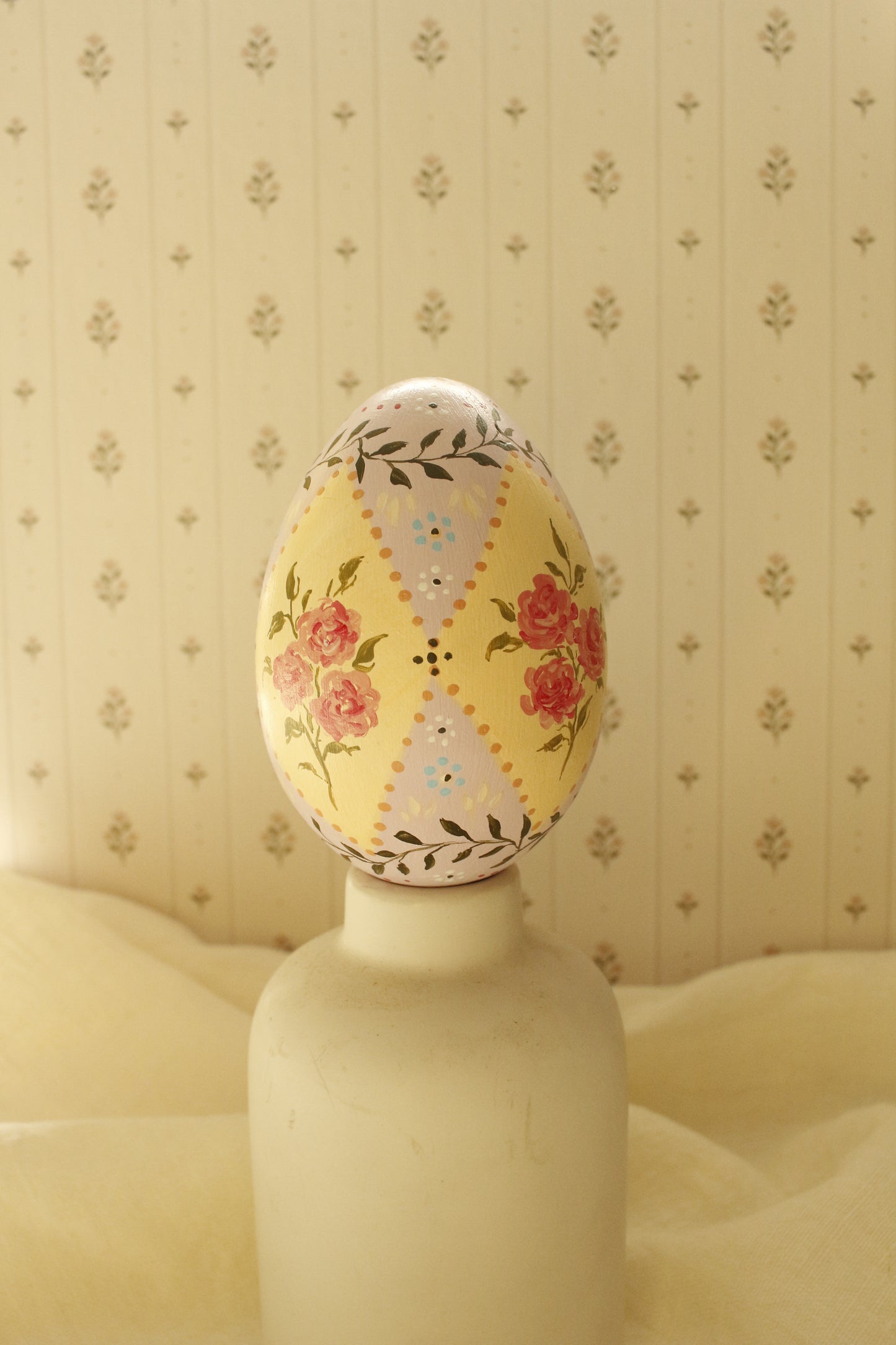 Hand-Painted Decorative Egg- Spring 2026 Collection by Natasha Prévost-No.20