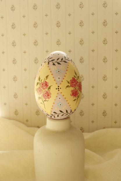 Hand-Painted Decorative Egg- Spring 2026 Collection by Natasha Prévost-No.20