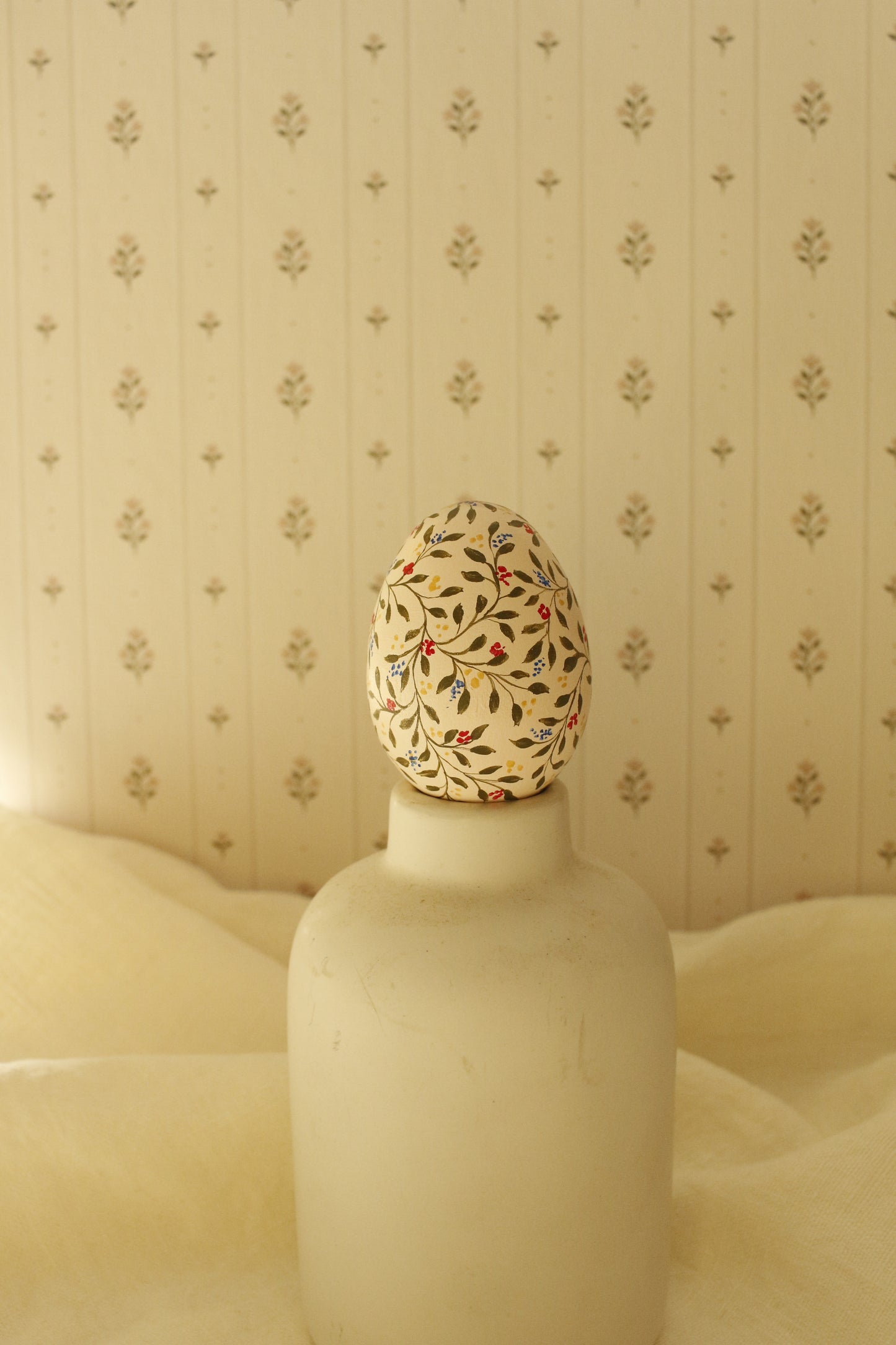 Hand-Painted Decorative Egg- Spring 2026 Collection by Natasha Prévost-No.18