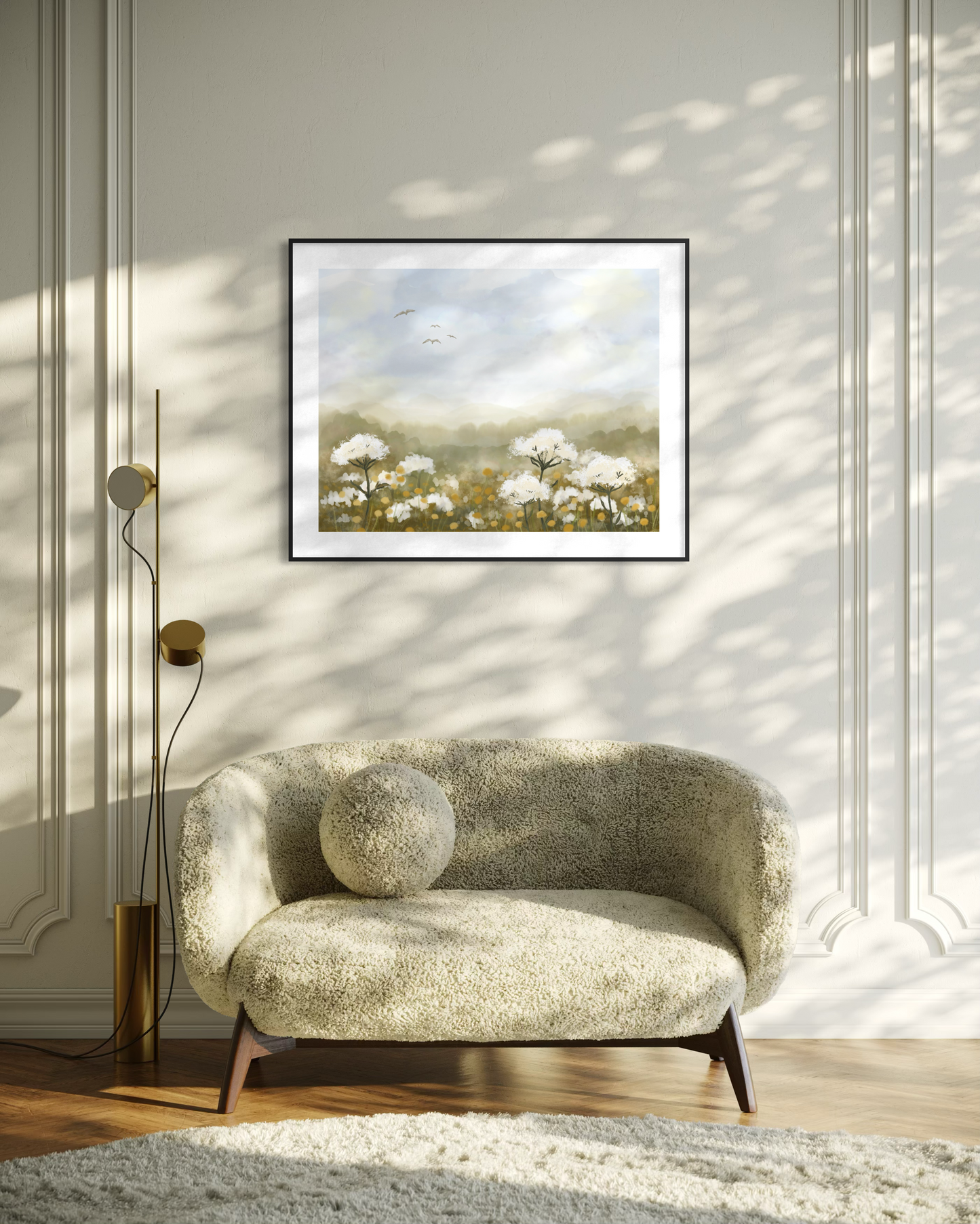 Art Print 556-Flower Meadow by Natasha Prévost