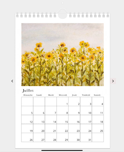 2026 Illustrated Calendar by Natasha Prévost