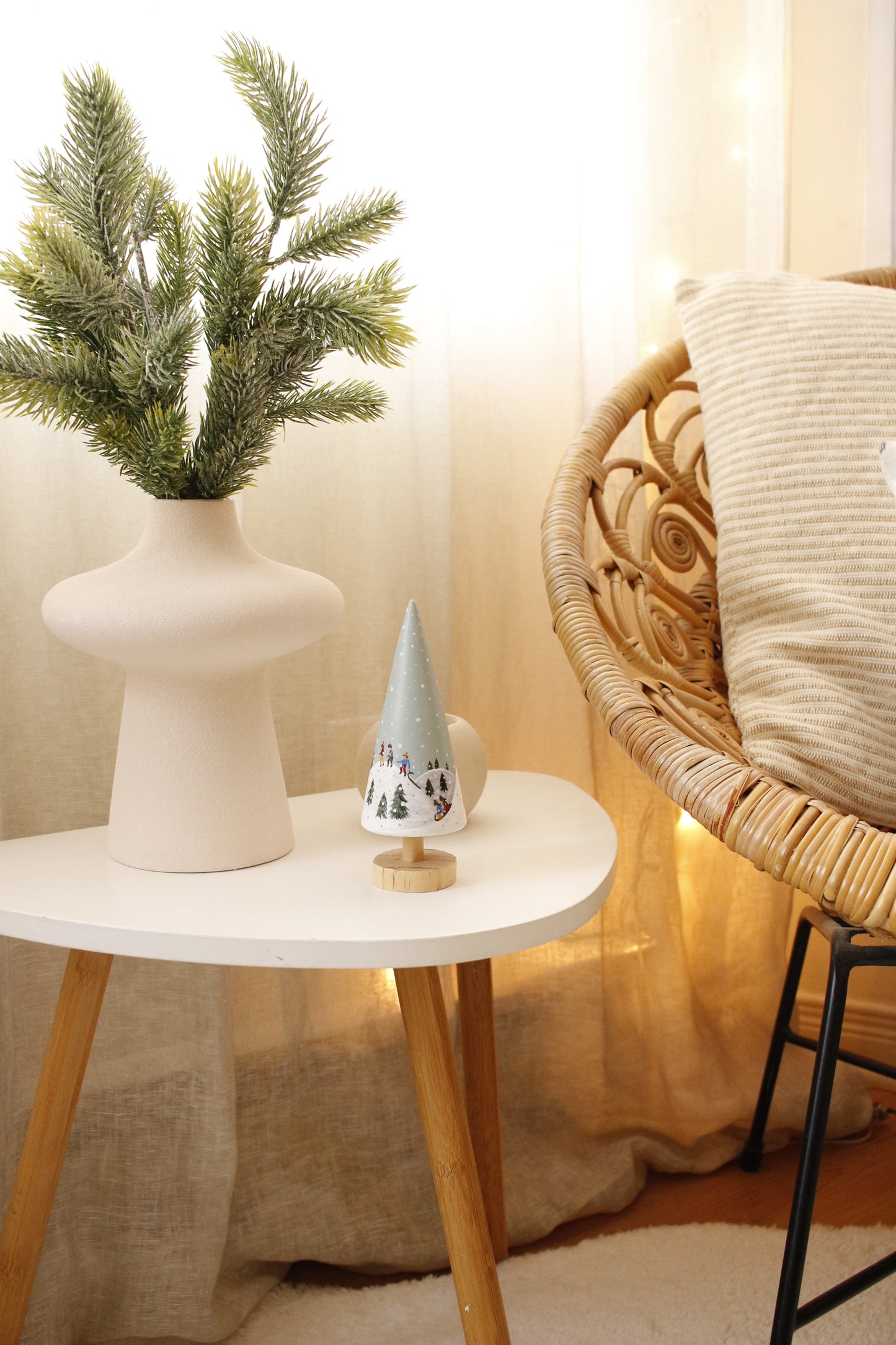 Wooden Trees - Hand painted by Natasha Prévost