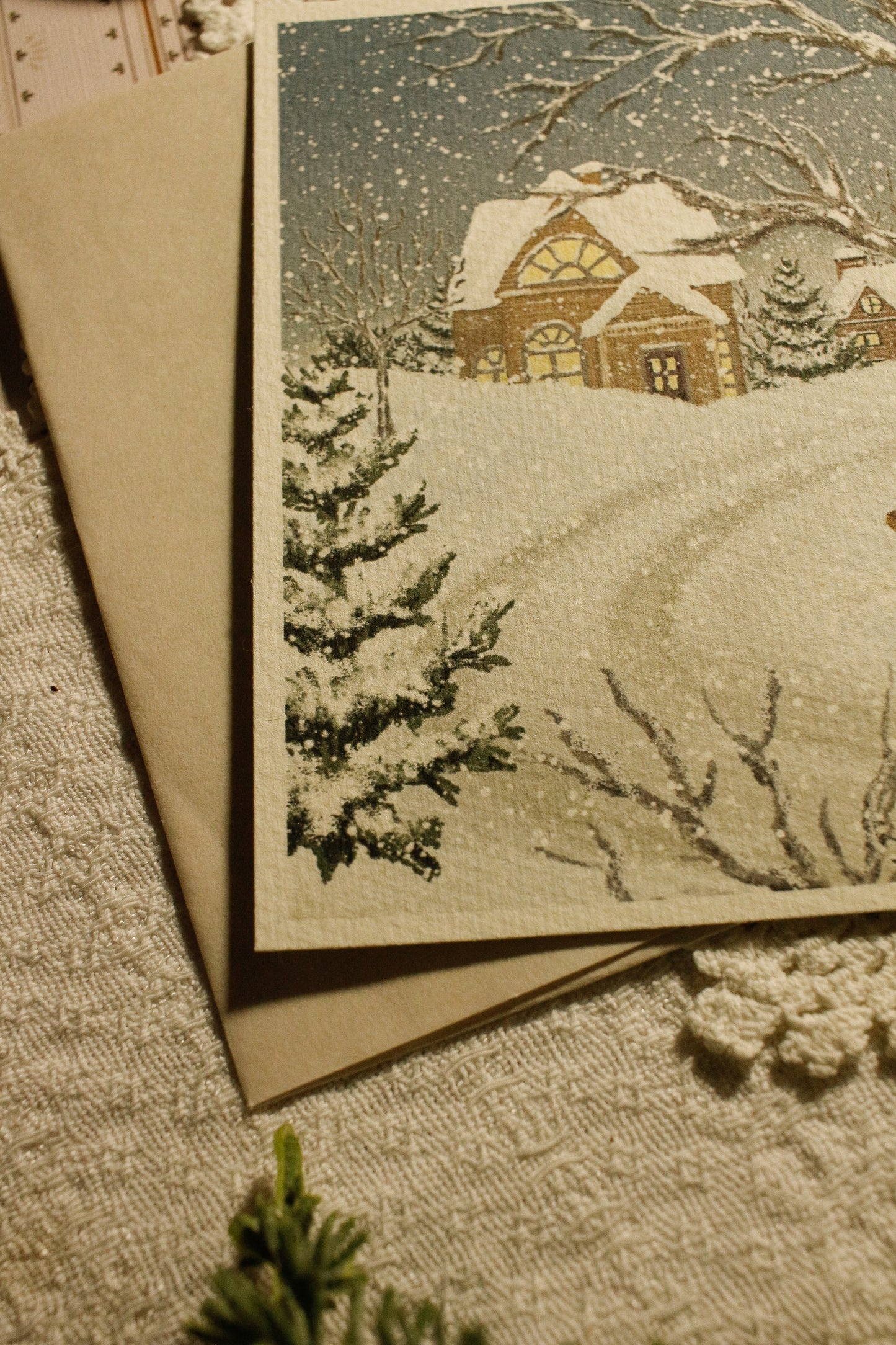 Art Print / Postcard with Envelope - 4"x6" - Textured Paper by Natasha Prévost