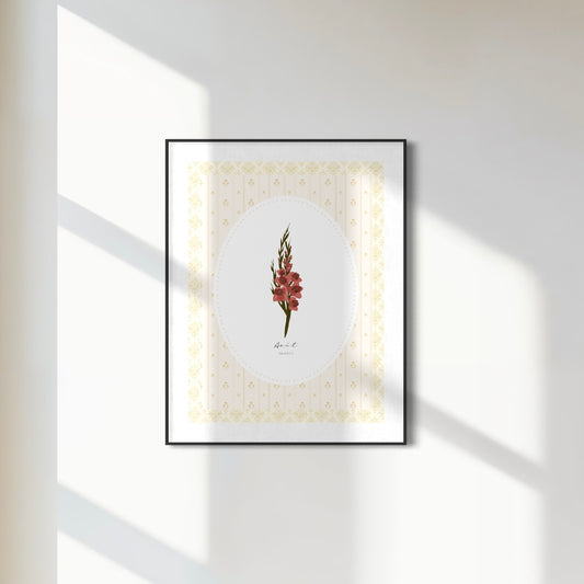 Art Print 540- Birth Flower series by Natasha Prévost