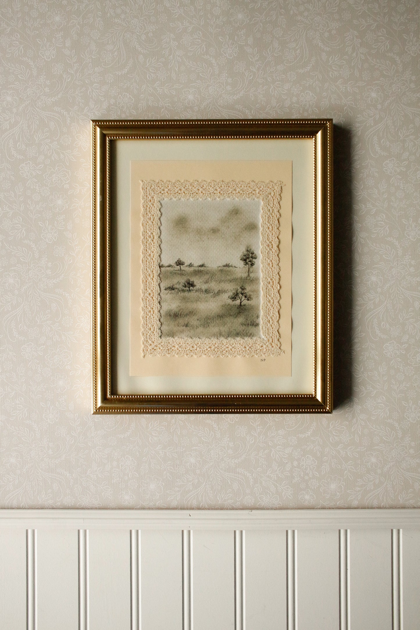 Art Print 462 - Print & Lace Series by Natasha Prévost