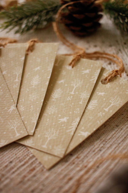 Gift Tags - Pack of 5 - Forest & Birds by Natasha Prévost