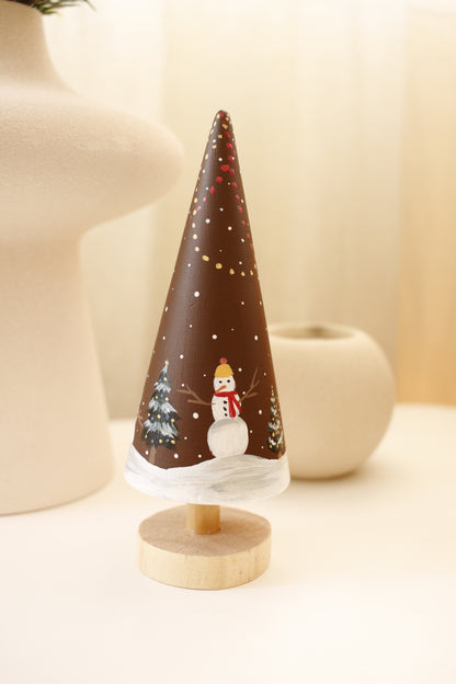 Wooden Trees - Hand painted by Natasha Prévost