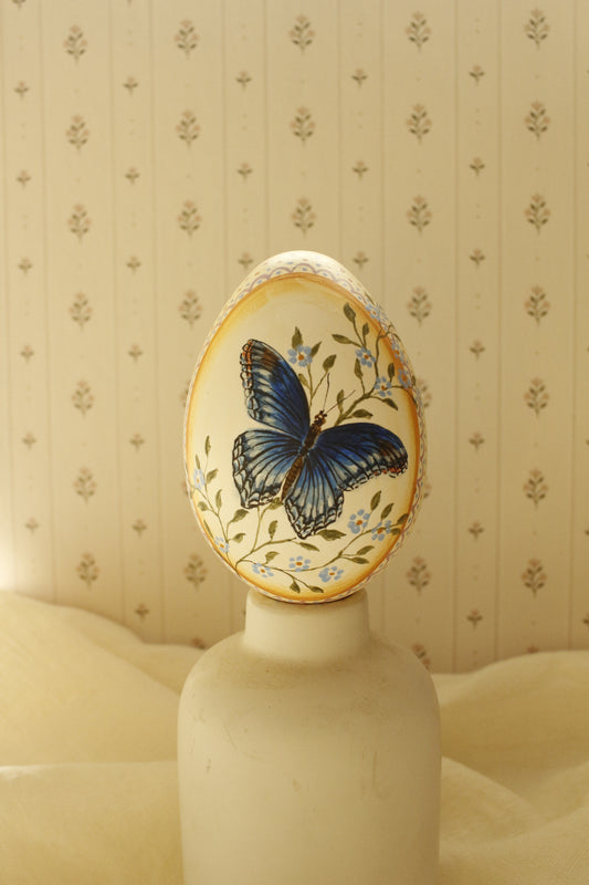 Hand-Painted Decorative Egg- Spring 2026 Collection by Natasha Prévost-No.19