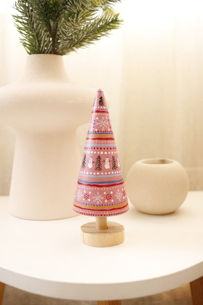 Wooden Trees - Hand painted by Natasha Prévost