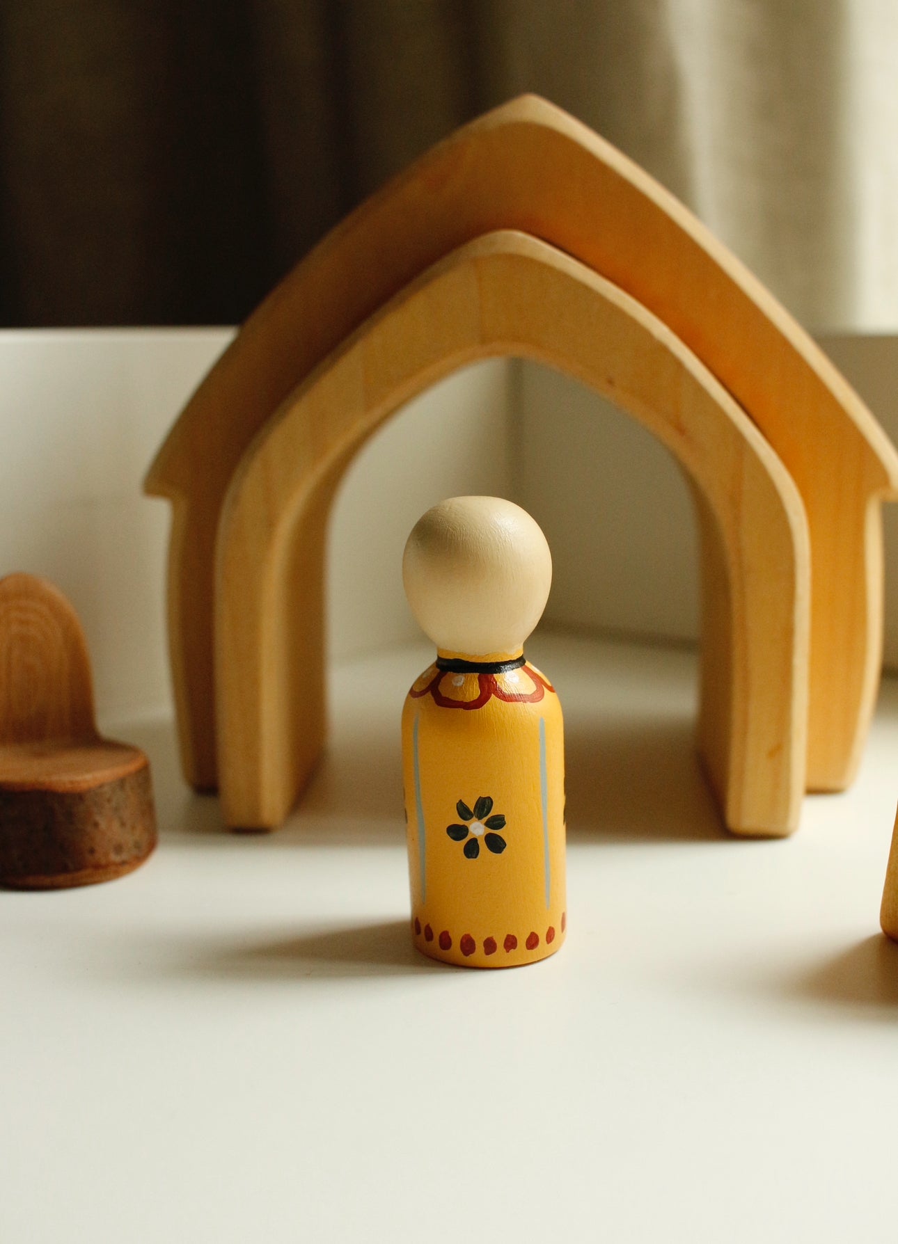 Hand-Illustrated Wooden Figurines by Natasha Prévost