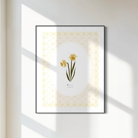 Art Print 535- Birth Flower series by Natasha Prévost