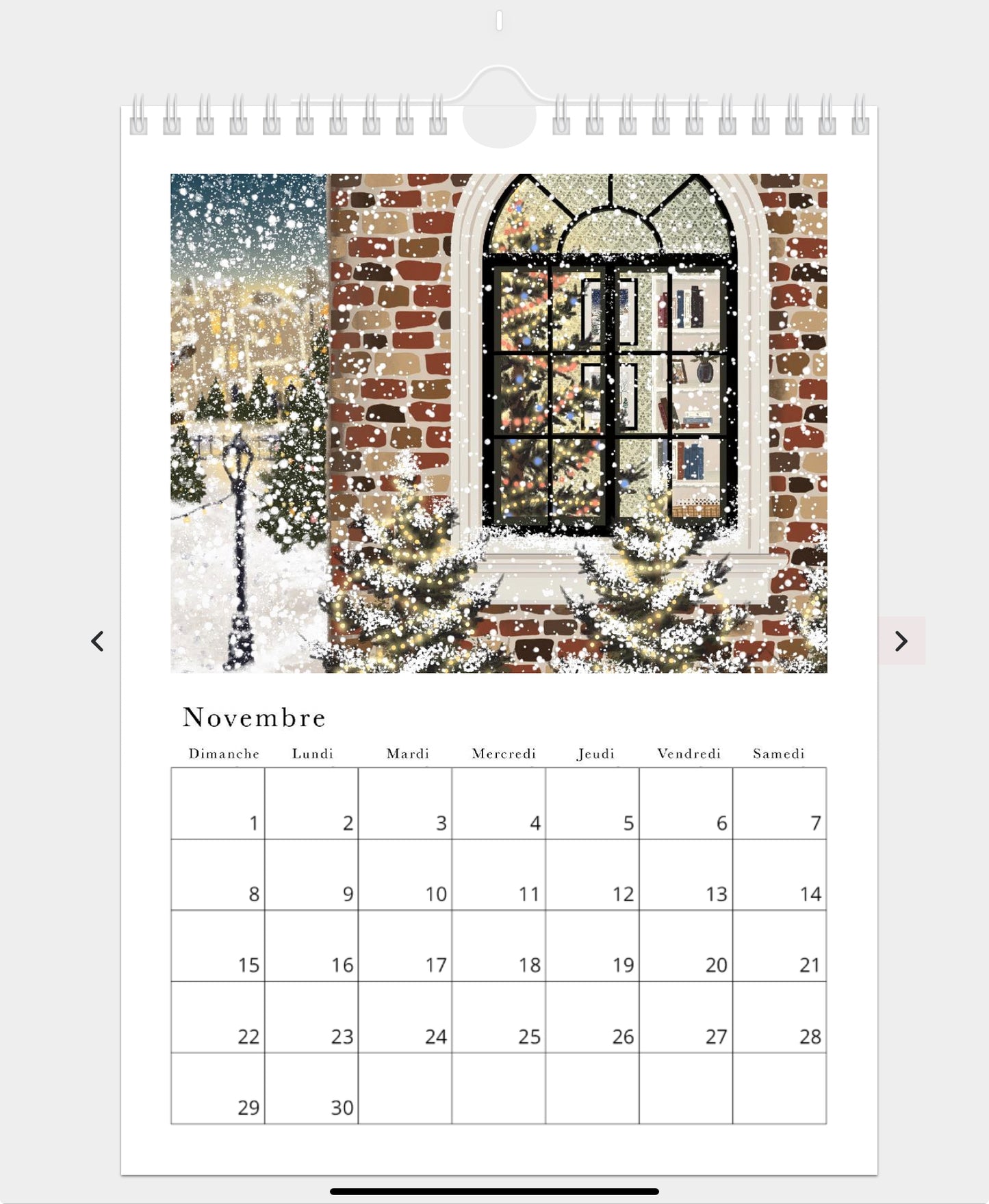 2026 Illustrated Calendar by Natasha Prévost