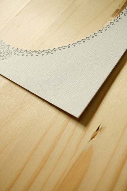 Hand-Illustrated Art Mat 2 by Natasha Prévost