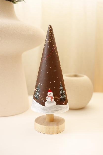 Wooden Trees - Hand painted by Natasha Prévost