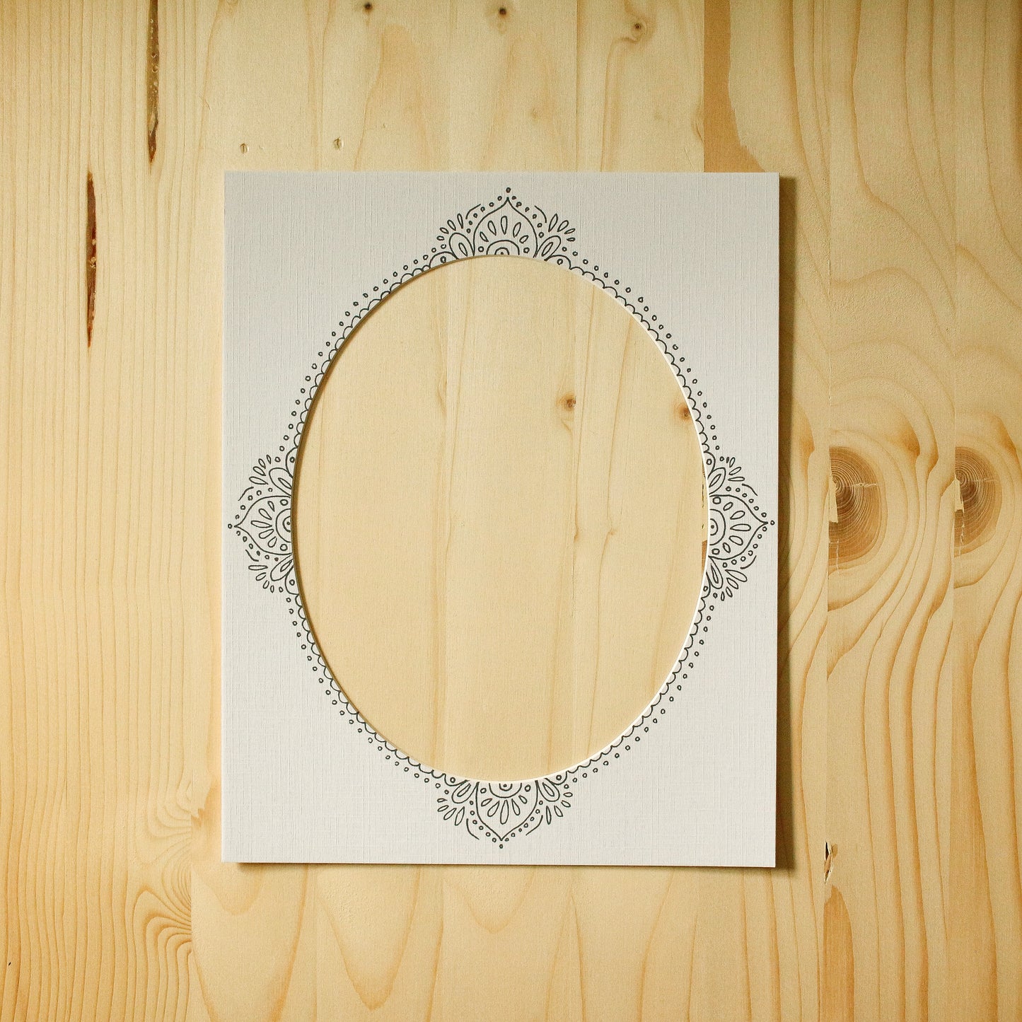 Hand-Illustrated Art Mat 3 by Natasha Prévost