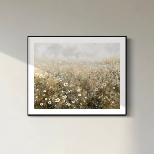 Print 441- Dreamy Flower Field