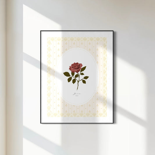 Art Print 538- Birth Flower series by Natasha Prévost