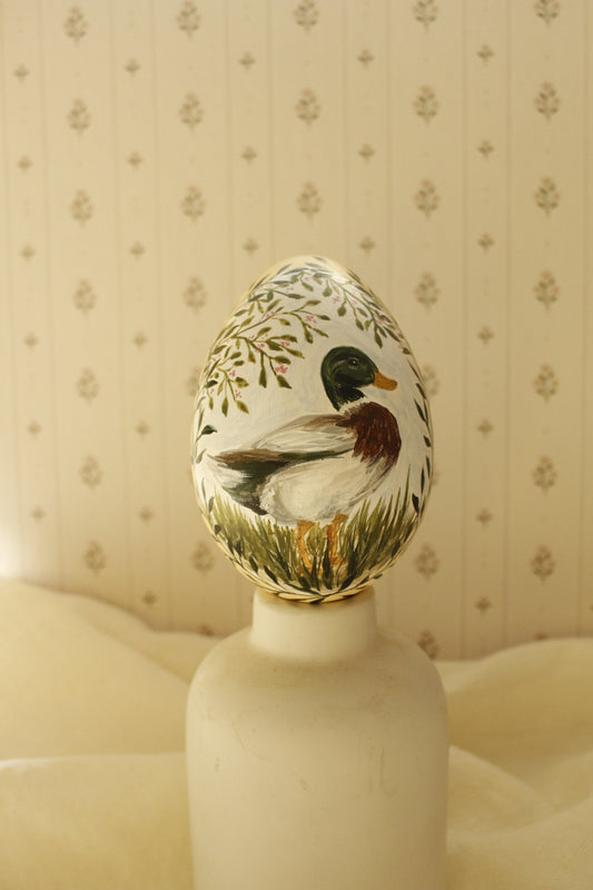 Hand-Painted Decorative Egg- Spring 2026 Collection by Natasha Prévost-No.21