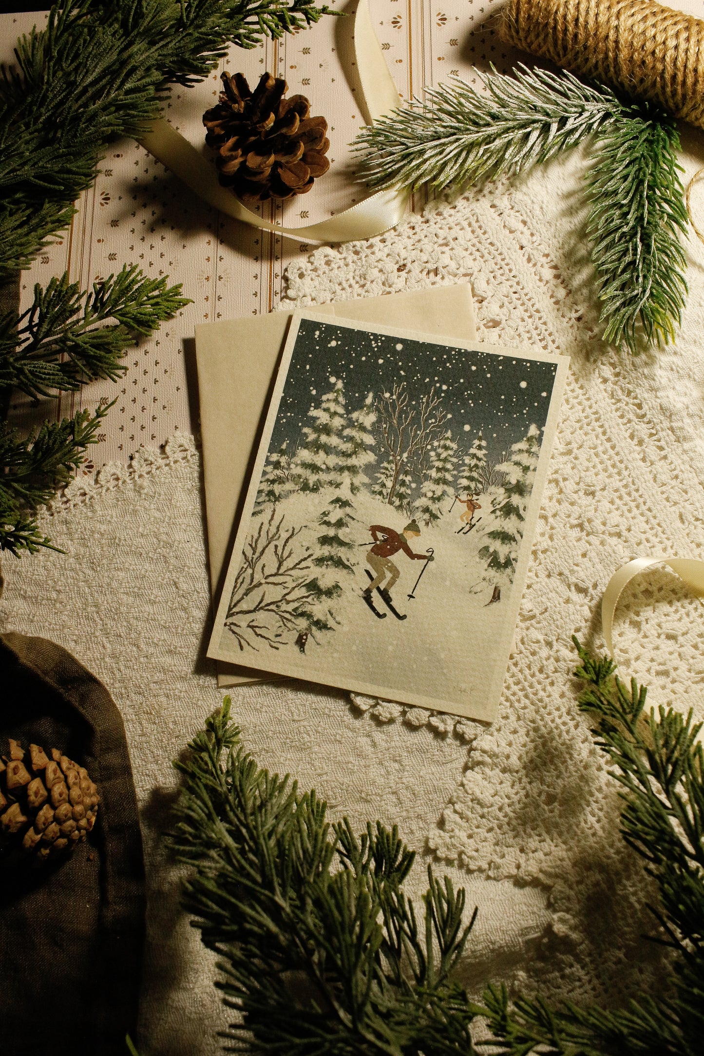 Art Print / Postcard with Envelope - 4"x6" - Textured Paper by Natasha Prévost