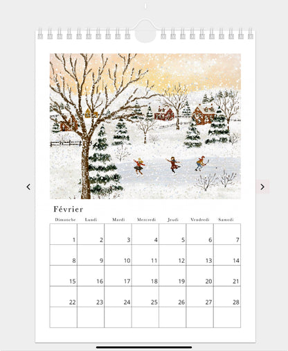 2026 Illustrated Calendar by Natasha Prévost