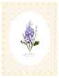 Art Print 539- Birth Flower series by Natasha Prévost