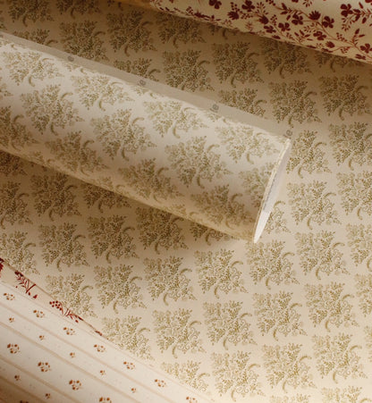 Wrapping paper-Vintage Flower Losanges