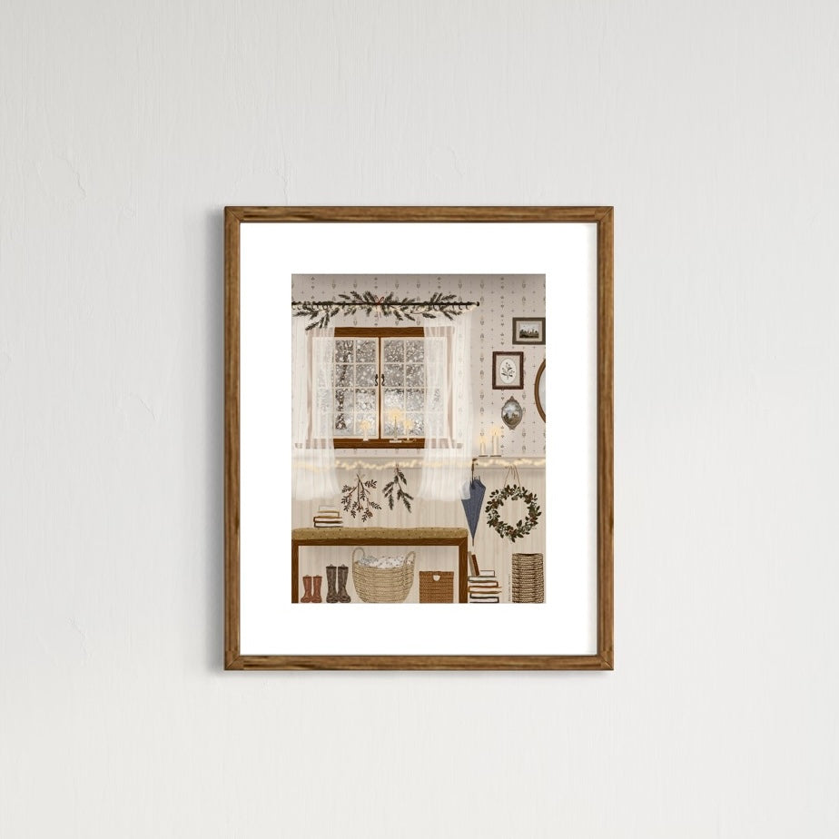 Print 380-Cozy inside: Night