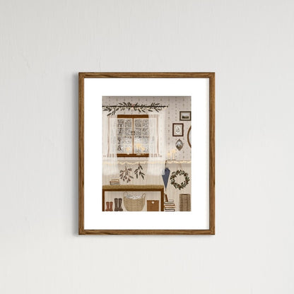 Print 380-Cozy inside: Night